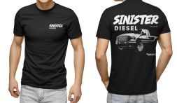 Sinister Diesel 6.0 Powerstroke Truck T-Shirt – Classic Logo